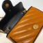 Gucci Diagonal GG Marmont Super Mini Shoulder Bag 574969 Brown 2019