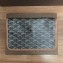 Goyard Goyardine Canvas Le Foulard Pouch Clutch Bag Black