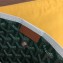 Goyard Goyardine Canvas Le Foulard Pouch Clutch Bag Green
