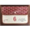 Goyard Goyardine Canvas Le Foulard Pouch Clutch Bag Red