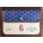 Goyard Goyardine Canvas Le Foulard Pouch Clutch Bag Blue