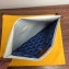 Goyard Goyardine Canvas Le Foulard Pouch Clutch Bag Blue
