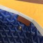 Goyard Goyardine Canvas Le Foulard Pouch Clutch Bag Blue