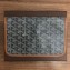 Goyard Goyardine Canvas Le Foulard Pouch Clutch Bag Gray