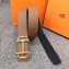 Hermes Width 3.8cm Reversible Leather Strap Belt with Royal Buckle Brown 2019