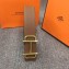 Hermes Width 3.8cm Reversible Leather Strap Belt with Royal Buckle Brown 2019
