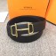 Hermes Width 3.8cm Reversible Leather Strap Belt with Royal Buckle Coffee 2019