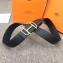 Hermes Width 3.8cm Reversible Leather Strap Belt with Royal Buckle Coffee 2019