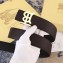 Burberry Width 3.8cm Reversible Monogram Motif Leather Belt Coffee 2019