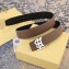 Burberry Width 3.8cm Reversible Monogram Motif Leather Belt Brown 2019