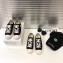 Chanel Logo Print Canvas Sneakers Black 2019