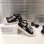 Chanel Logo Print Canvas Sneakers Black 2019