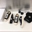 Chanel Logo Print Canvas Sneakers Black 2019