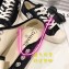 Chanel Logo Print Canvas Sneakers Black 2019