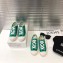 Chanel Logo Print Canvas Sneakers Green 2019