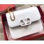 Valentino VSLING Shoulder Small Bag 0074 White 2019