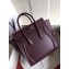 Celine Micro Luggage Bag in Original Smooth Calfskin Burgundy