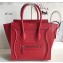 Celine Micro Luggage Bag in Original Smooth Calfskin Red
