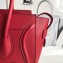 Celine Micro Luggage Bag in Original Smooth Calfskin Red