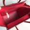 Celine Micro Luggage Bag in Original Smooth Calfskin Red