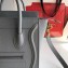 Celine Nano Luggage Bag in Original Drummed Calfskin Light Gray with Removable Shoulder Strap