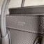 Celine Nano Luggage Bag in Original Drummed Calfskin Etoupe with Removable Shoulder Strap