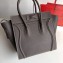 Celine Micro Luggage Bag in Original Drummed Calfskin Etoupe