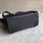 Celine Nano Luggage Bag in Original Drummed Calfskin Black/Silver with Removable Shoulder Strap