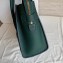Celine Micro Luggage Bag in Original Drummed Calfskin Dark Green