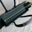 Celine Micro Luggage Bag in Original Drummed Calfskin Dark Green
