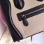 Celine Micro Luggage Bag in Original Black/Drummed Beige/Pink