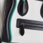 Celine Nano Luggage Bag in Original Smooth Calfskin Black/White/Green with Removable Shoulder Strap