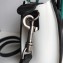 Celine Nano Luggage Bag in Original Smooth Calfskin Black/White/Green with Removable Shoulder Strap