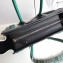 Celine Micro Luggage Bag in Original Smooth Calfskin Black/White/Green