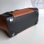 Celine Micro Luggage Bag in Original Smooth Calfskin Black/Caramel/Apricot