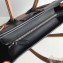 Celine Micro Luggage Bag in Original Smooth Calfskin Black/Caramel/Apricot
