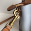 Celine Nano Luggage Bag in Original Smooth Calfskin Khaki/Apricot/Baby Blue with Removable Shoulder Strap