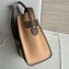Celine Micro Luggage Bag in Original Smooth Calfskin Etoupe/White/Apricot