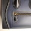 Celine Micro Luggage Bag in Original Smooth Calfskin Black/Navy Blue/Pale Gray
