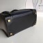 Celine Micro Luggage Bag in Original Smooth Calfskin Black/Navy Blue/Pale Gray