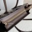 Celine Micro Luggage Bag in Original Smooth Calfskin Etoupe/White/Apricot