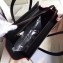 Celine Micro Luggage Bag in Original Black/Drummed Navy Blue/Crinkled Red