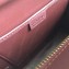 Celine Nano Luggage Bag in Original Smooth Calfskin Burgundy/Beige/Suede Red with Removable Shoulder Strap