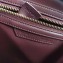 Celine Micro Luggage Bag in Original Smooth Calfskin Burgundy/Beige/Suede Red