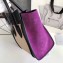 Celine Micro Luggage Bag in Original Black/Drummed Beige/Suede Purple