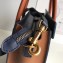 Celine Nano Luggage Bag in Original Royal Blue/White/Khaki with Removable Shoulder Strap