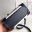 Celine Nano Luggage Bag in Original Royal Blue/White/Khaki with Removable Shoulder Strap