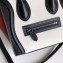 Celine Nano Luggage Bag in Original Black/Drummed White/Caramel with Removable Shoulder Strap