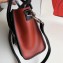 Celine Nano Luggage Bag in Original Black/Drummed White/Caramel with Removable Shoulder Strap