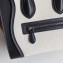 Celine Micro Luggage Bag in Original Black/Drummed White/Caramel